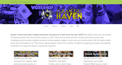 Desktop Screenshot of gamershavenco.com